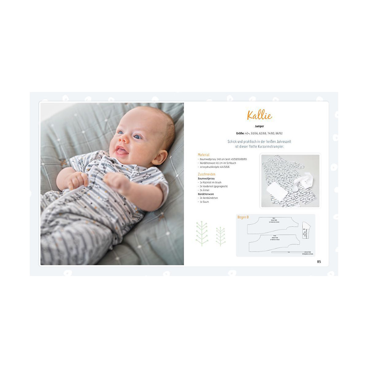 Bodys und Strampler für Babys nähen