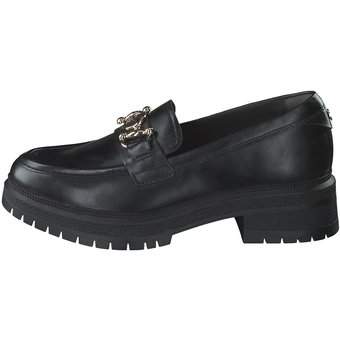 Tamaris Plateau Loafer in schwarz