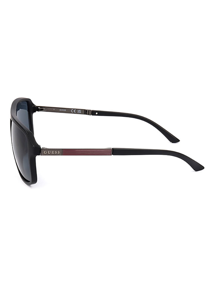 Guess Herren-Sonnenbrille in Schwarz/ Dunkelblau günstig kaufen 58