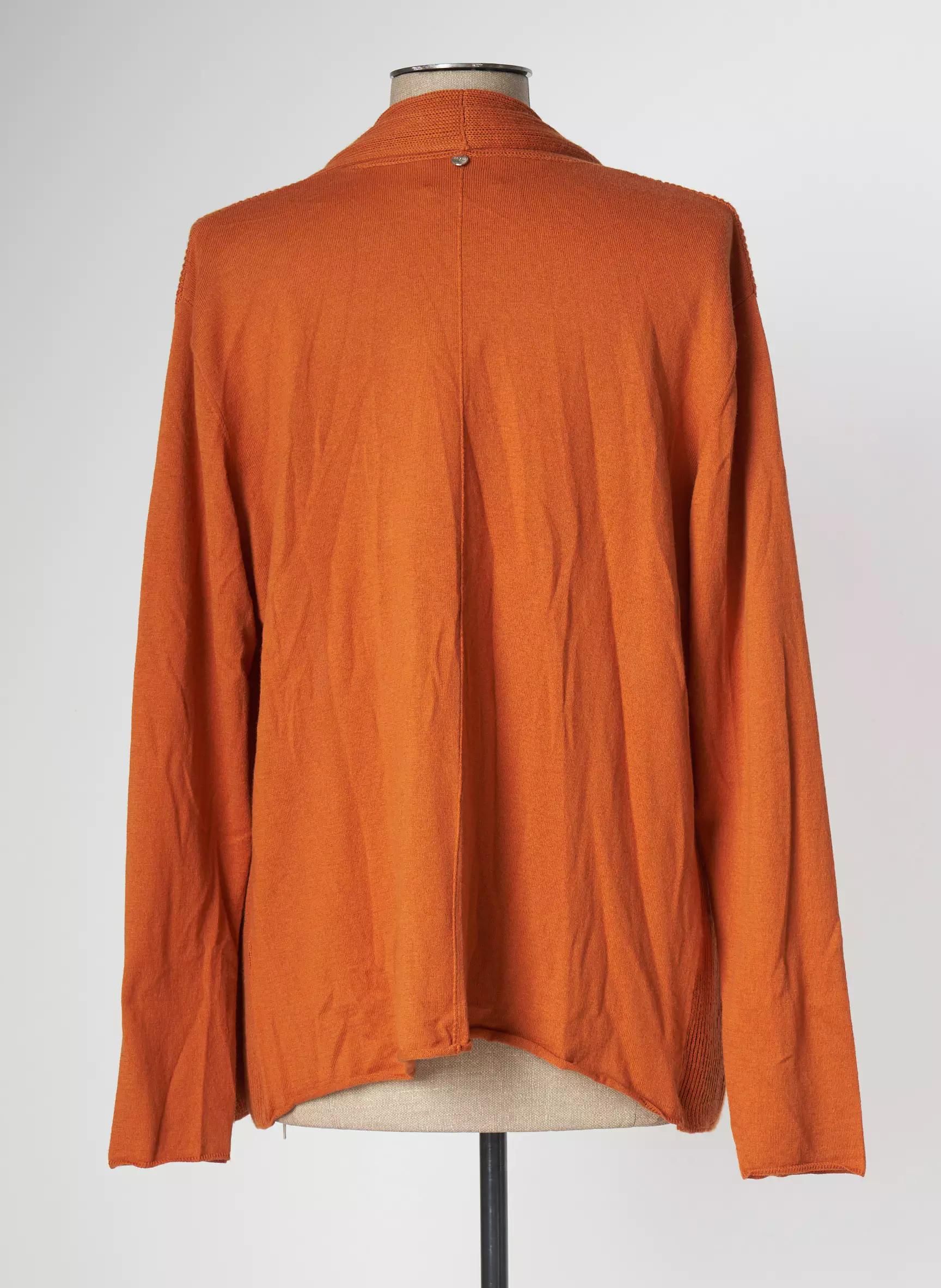 A Poil Cardigans Femme couleur orange