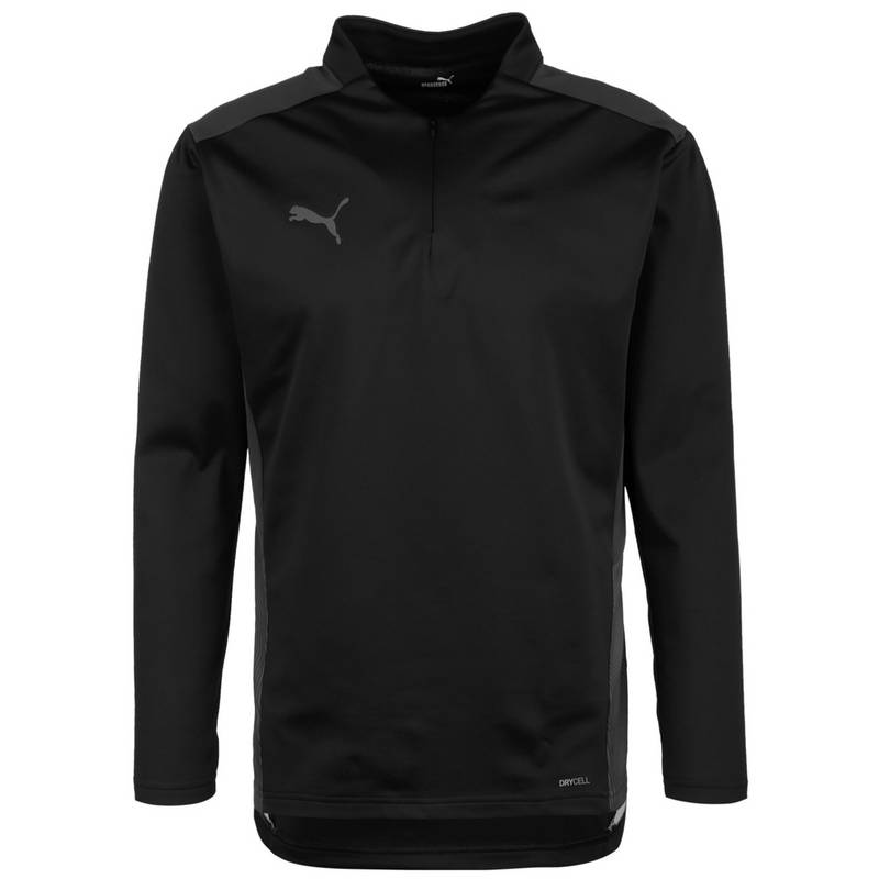 PUMA teamCUP 1/4 Zip Funktionssweatshirt Herren