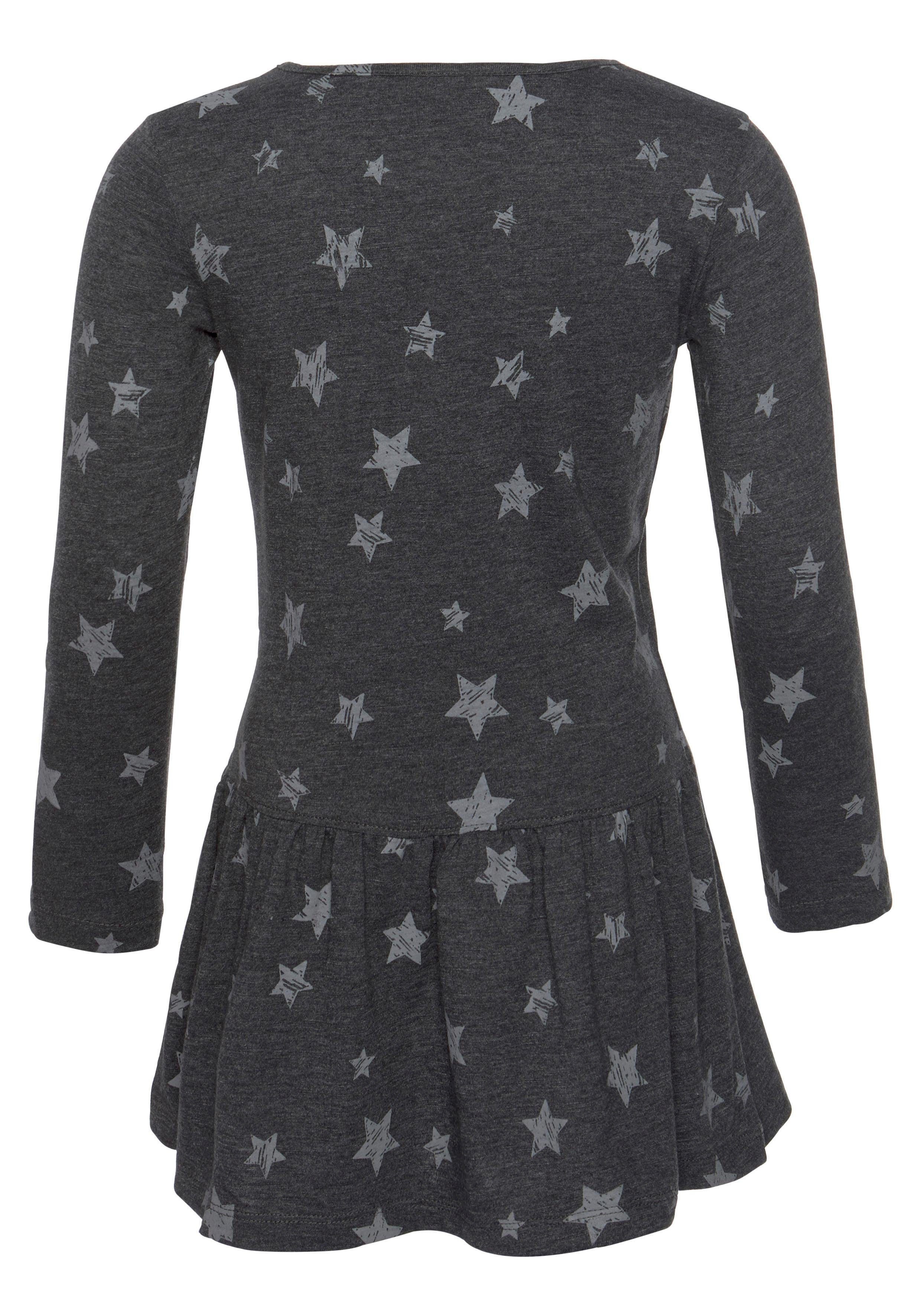 KIDSWORLD Jerseykleid STERNE mit Pailletten-Applikation