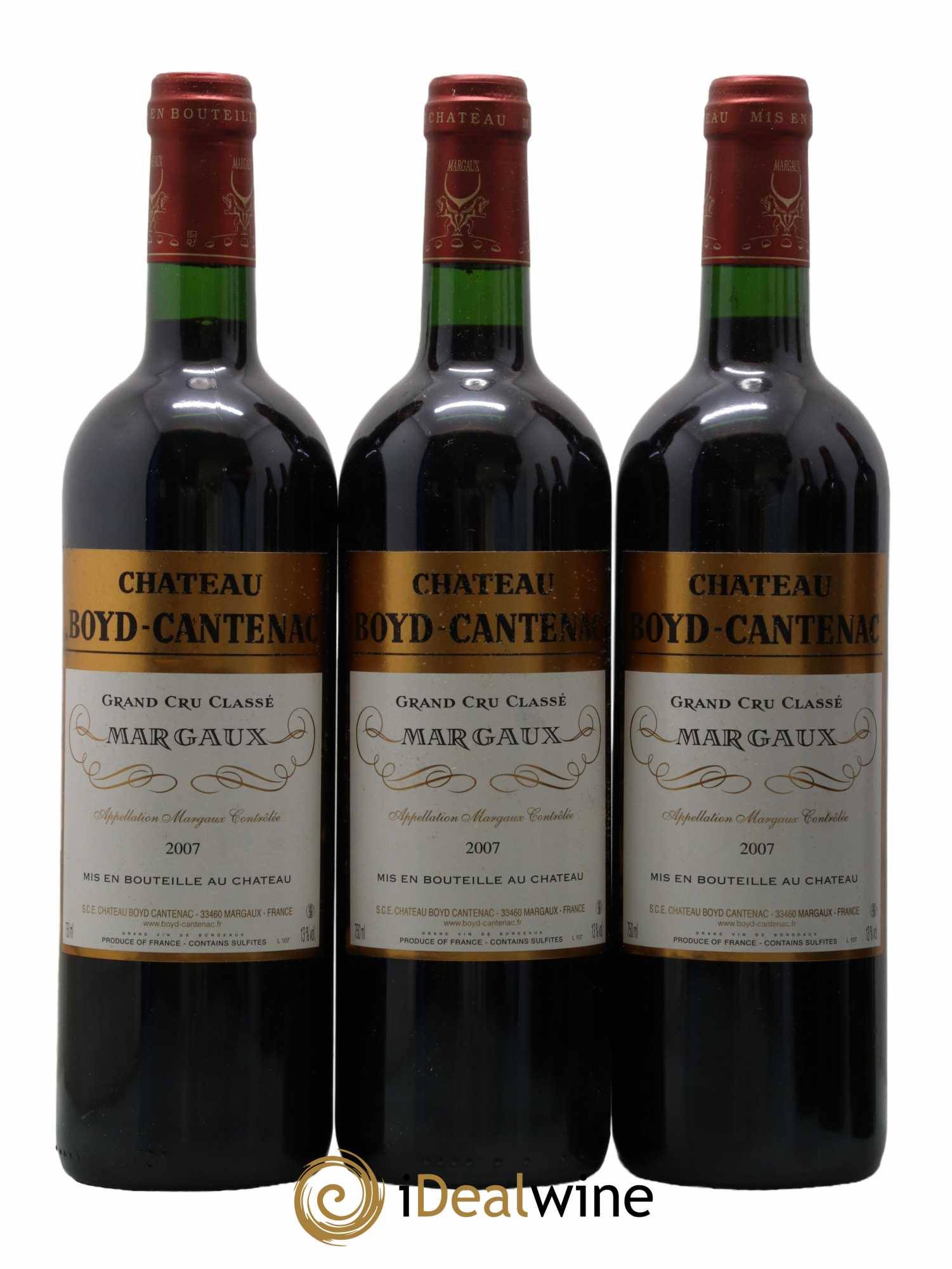 Château Boyd Cantenac 3ème Grand Cru Classé  2007 - Lot de 6 Bouteilles