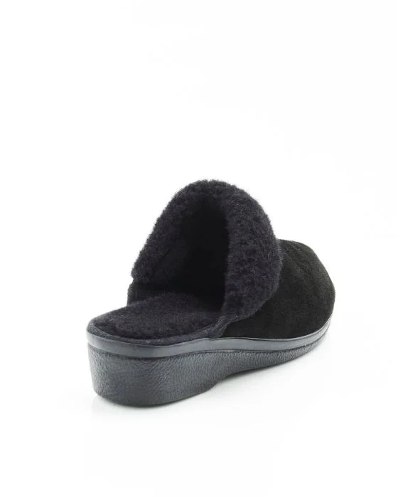 Mules fourrées pure laine