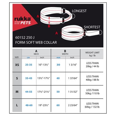 Rukka® Form Soft Zug-Stopp-Halsband, gelb