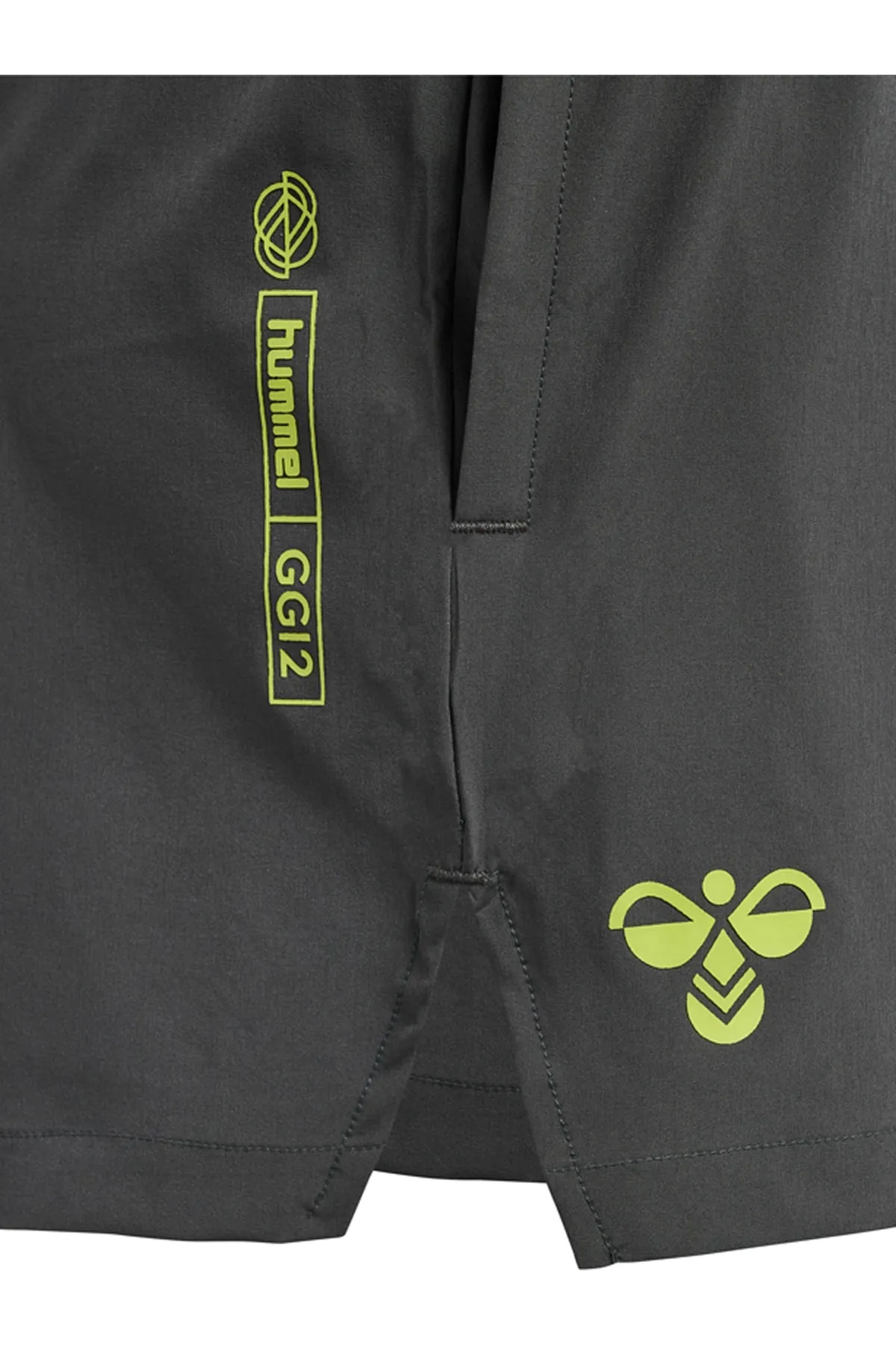 hummel  Kurze Sporthose - Grau - Mittlerer Bund