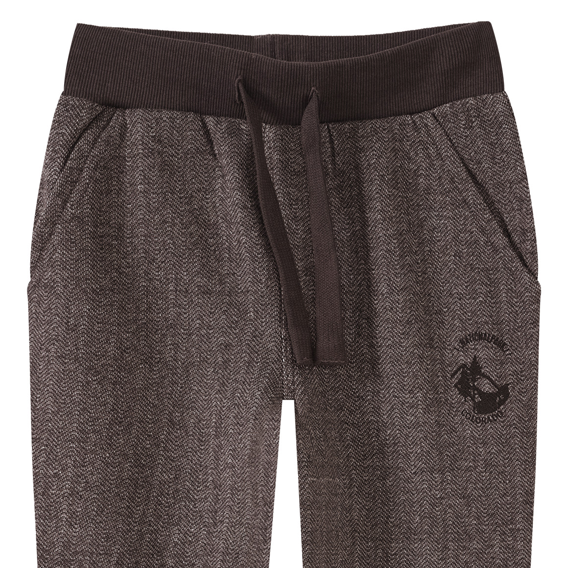 Jungen Jogpants mit Fischgrät-Muster