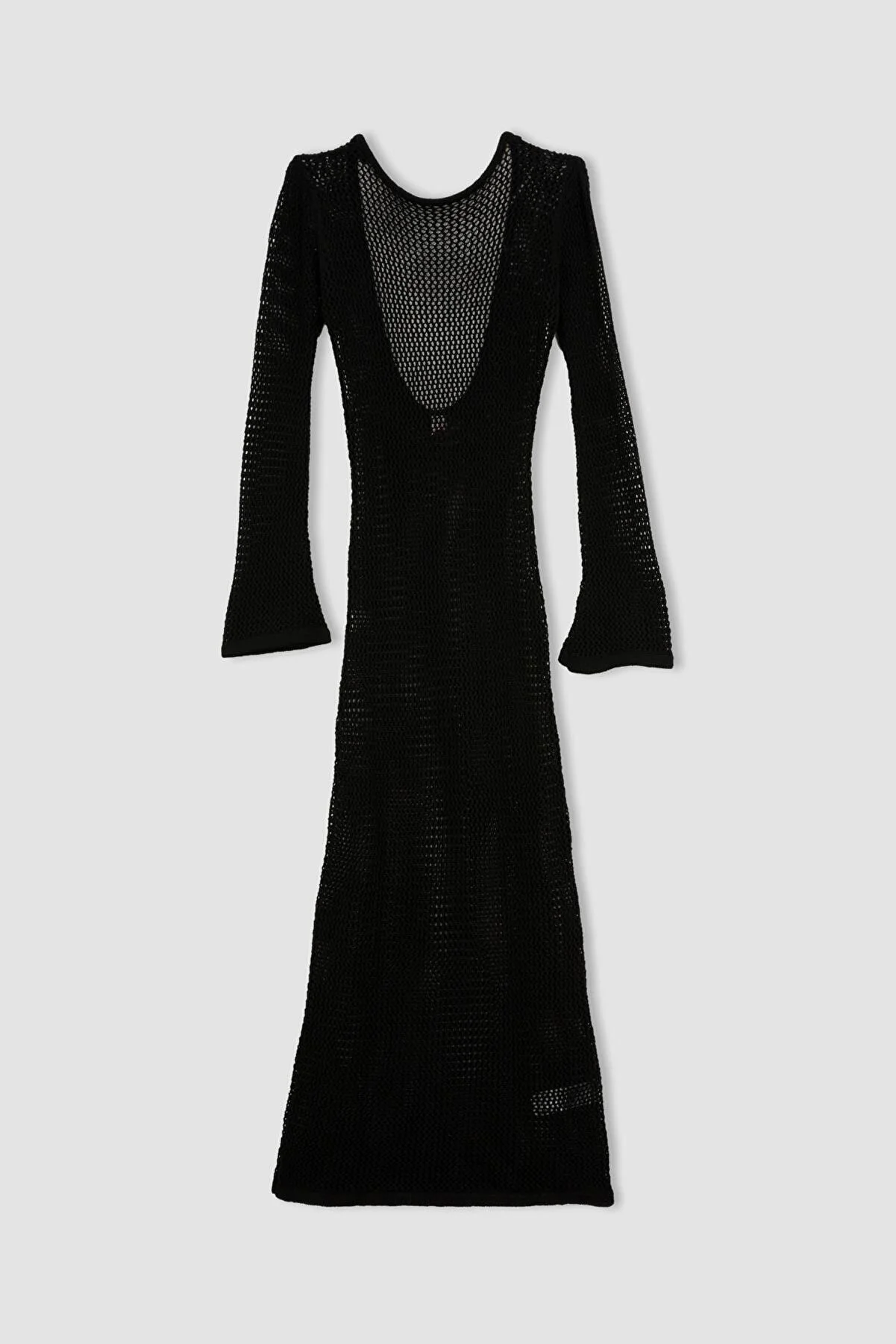 DeFacto  Verlieben Sie sich in ein Strick-Strandkleid mit normaler Passform