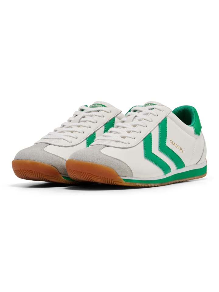 Hummel Hummel Schnürsenkel Sneaker Stadion Erwachsene in WHITE/GREEN günstig kaufen