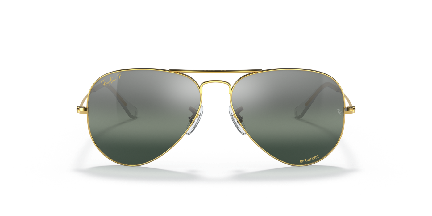 AVIATOR CHROMANCE - Auriu lustruit, argintiu/albastru