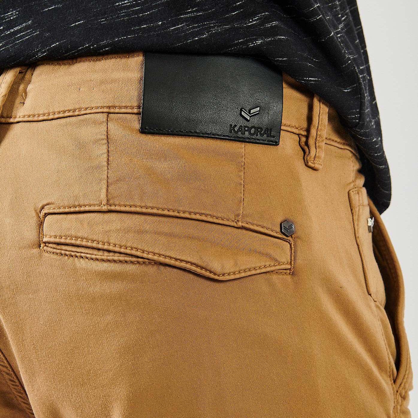 IRWIX  Jean slim relaxed beige homme