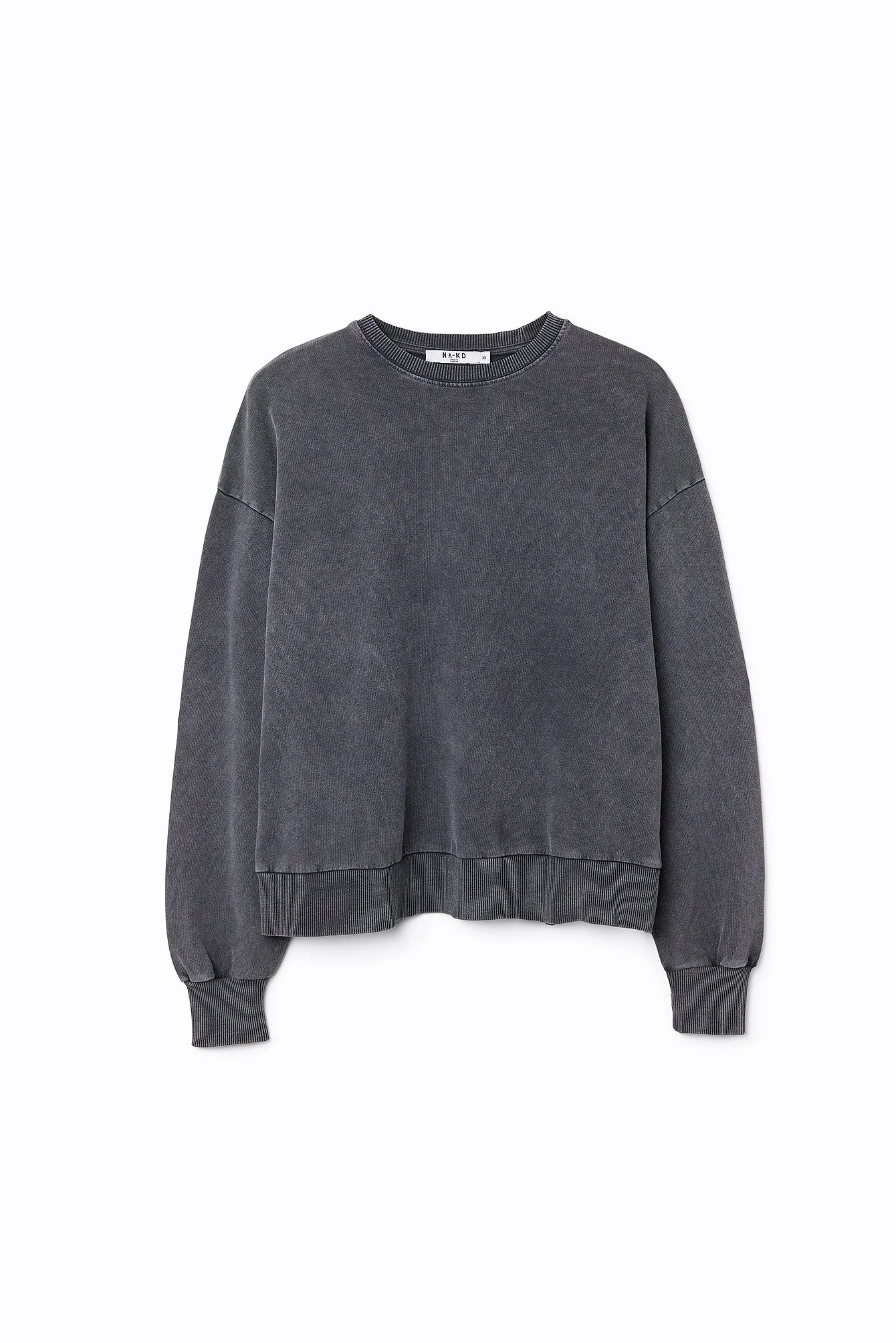Oversize-Pullover in Acid-Wash-Optik