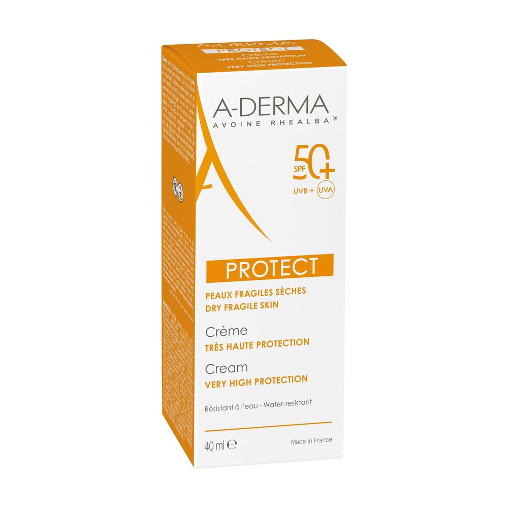 A-Derma PROTECT Crème très haute protection 50+40ml Crème solaire