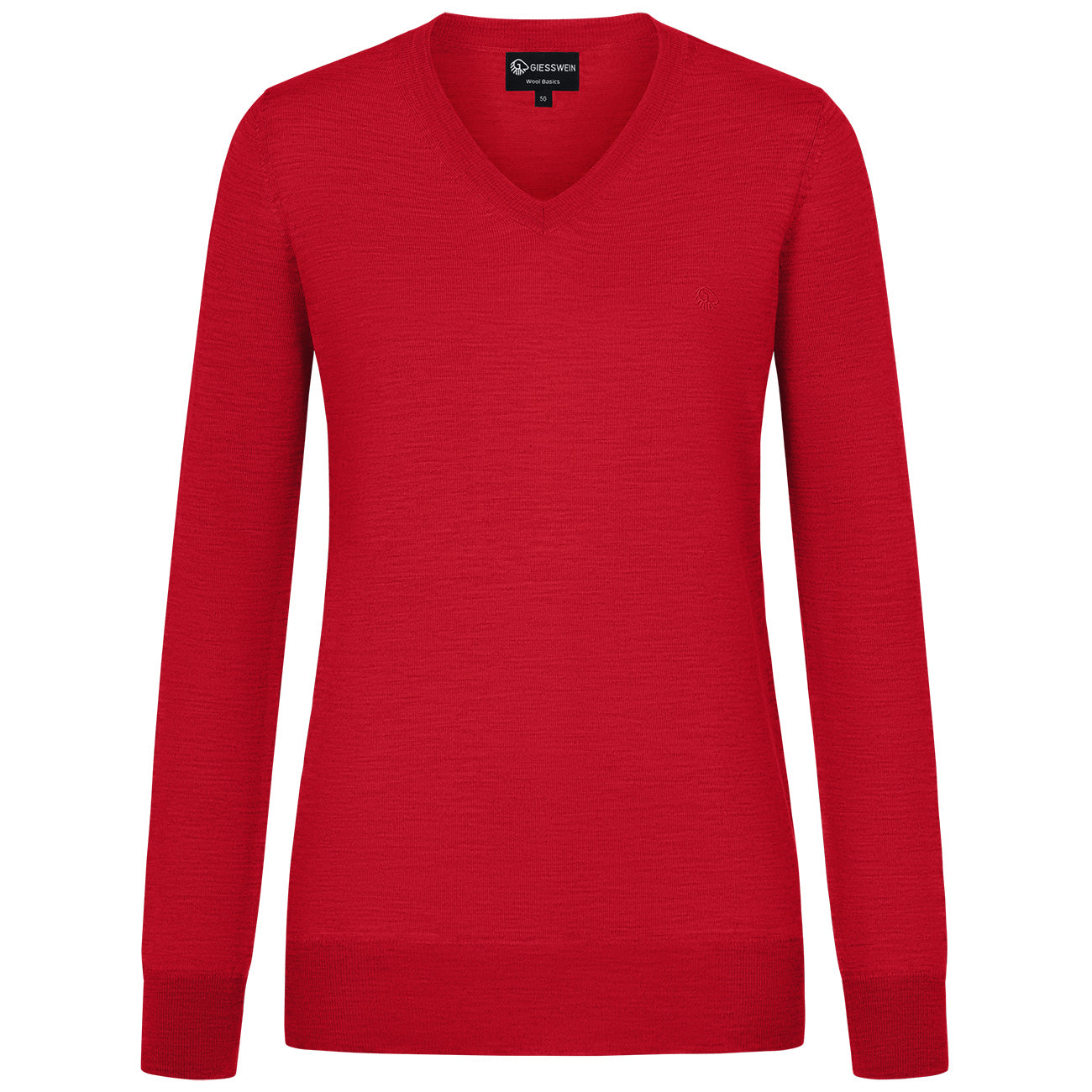 Baumwollpullover V-Ausschnitt Damen