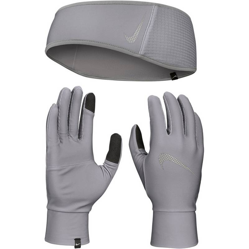 Nike Essential Set Stirnband und Handschuhe Damen