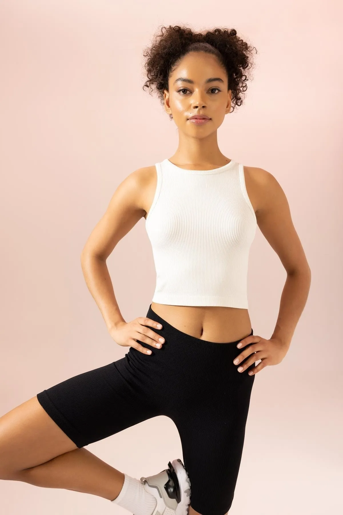 DeFacto  Fit Seamless Crew Neck Seamless Athlete Y8435az23hs