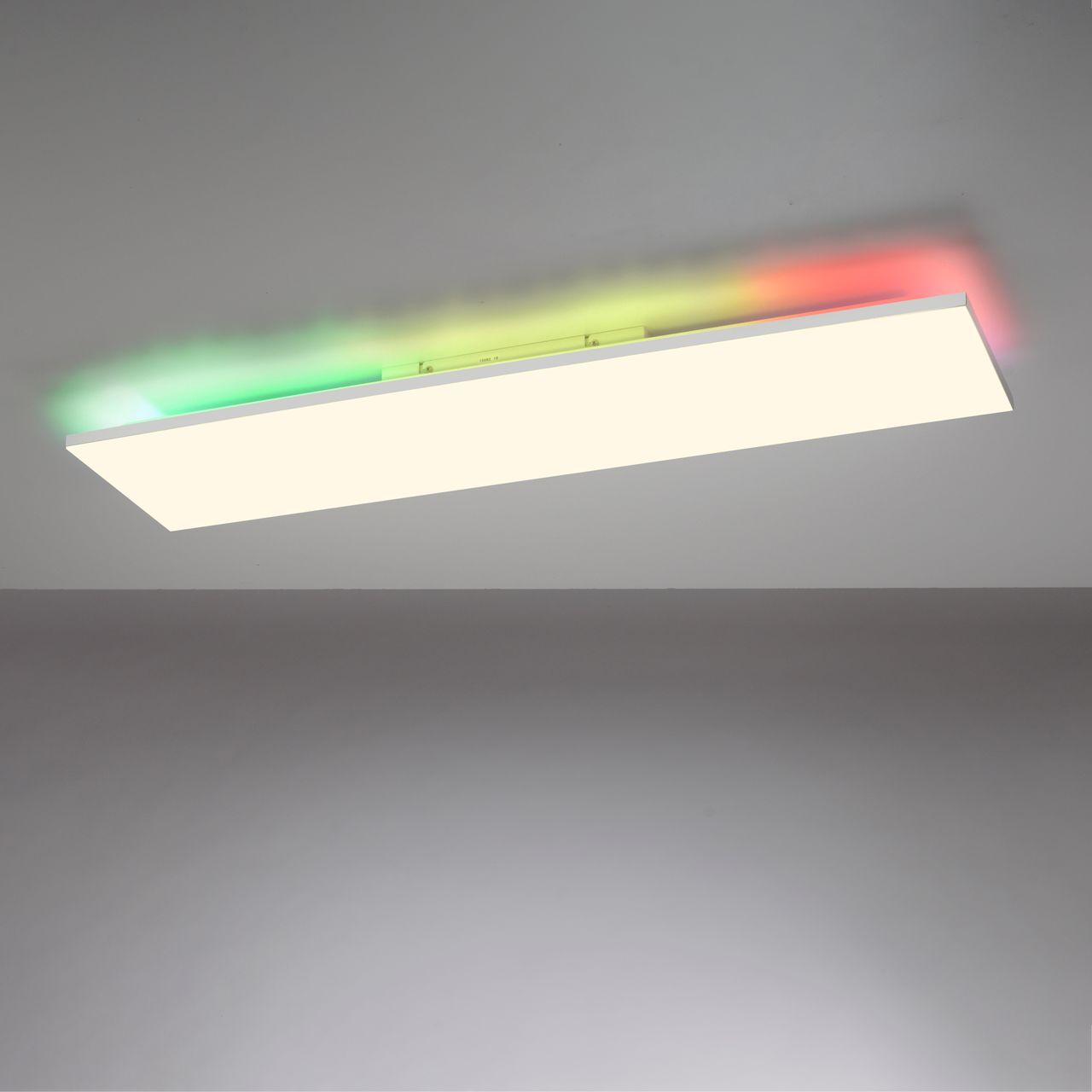 JUST LIGHT CONRAD, LED Deckenleuchte, dimmbar, CCT, RGB, IR-Fernbedienung, weiss