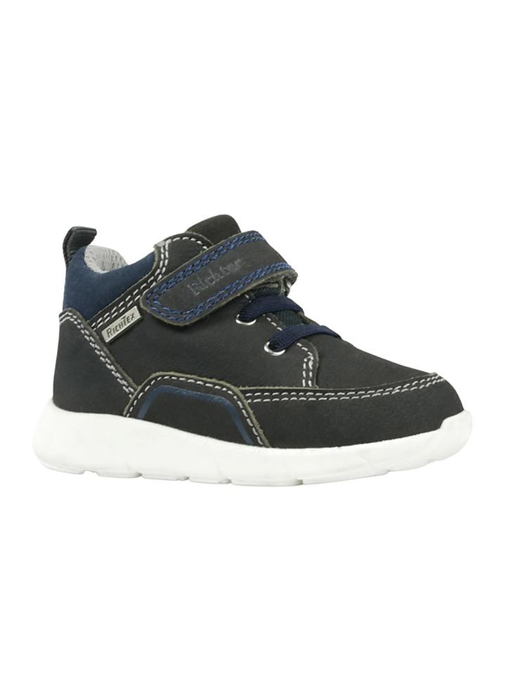 Richter Shoes Leder-Sneakers in Khaki günstig kaufen