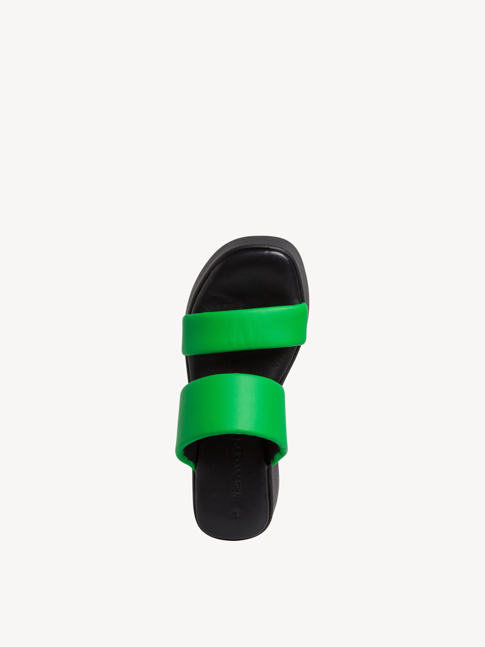 Mule en cuir - vert
