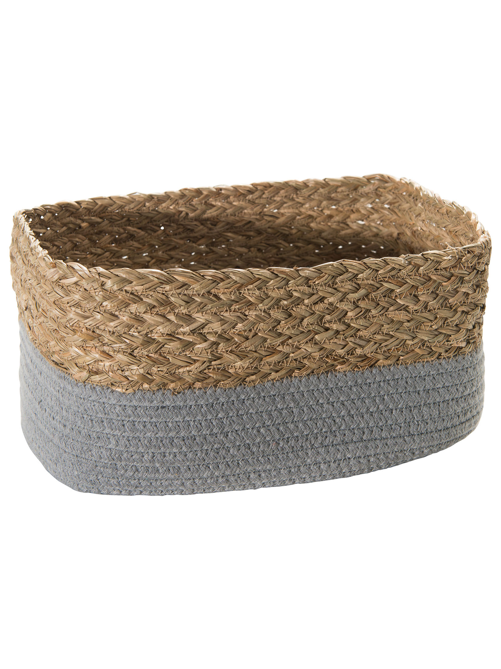 Basket Bobby Korb, Grau/Natur