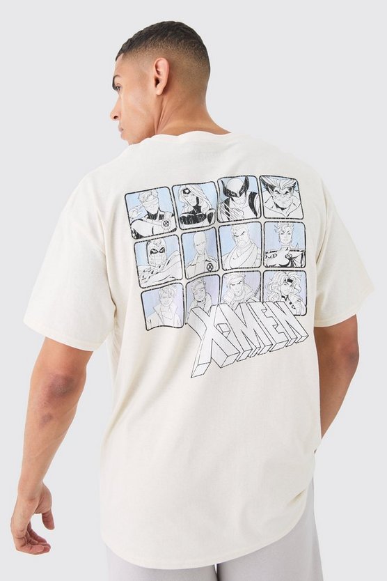 Oversize T-Shirt mit lizenziertem Marvel X Men Universal Print