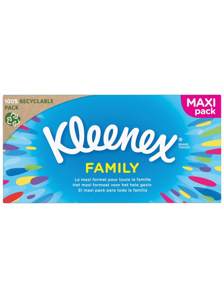 Kleenex Original Kosmetiktücher-Box Taschentücher Tücher 2-lagig 15 x 128 Stk günstig kaufen onesize