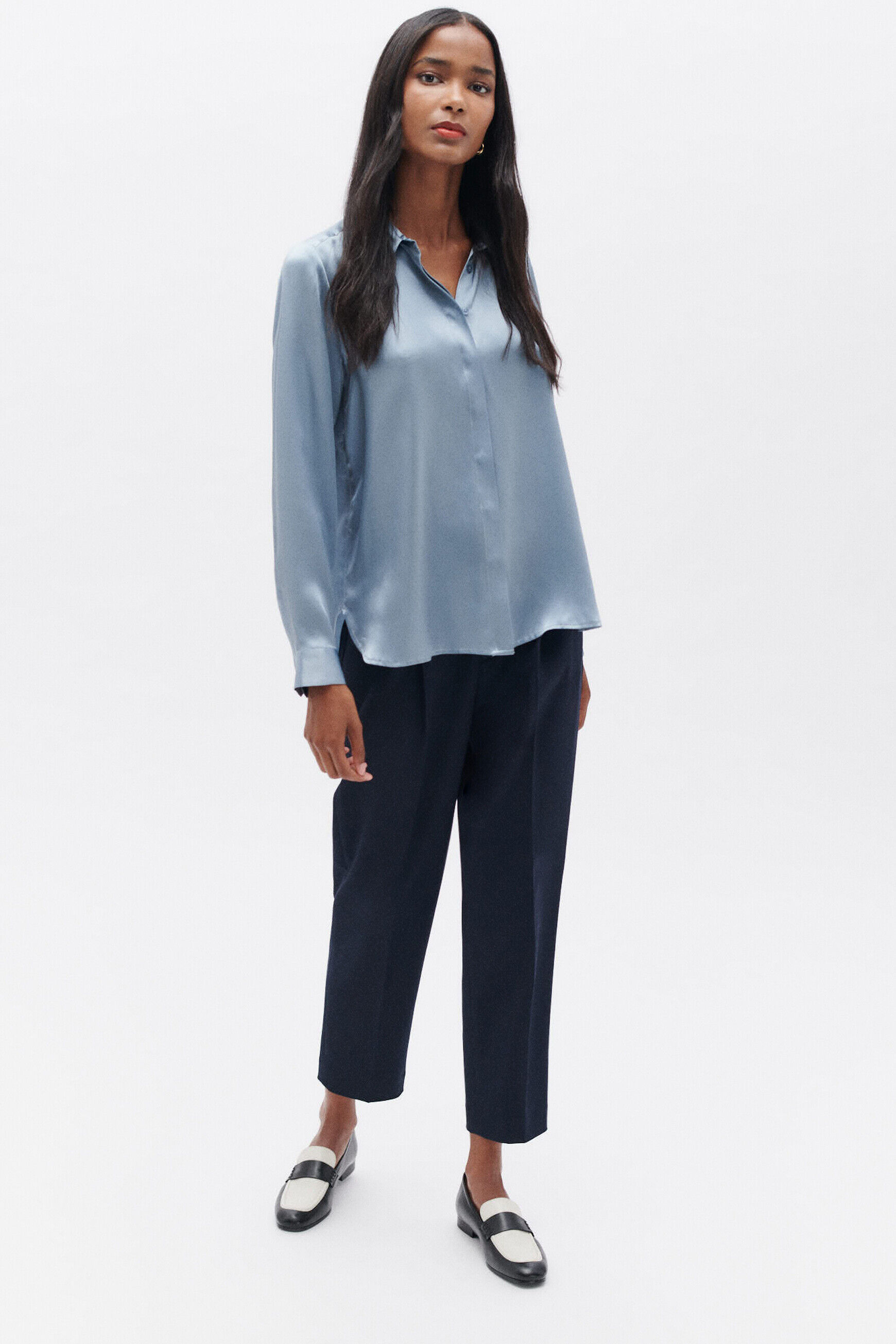 Chemise cjamie1 bleu ciel femme