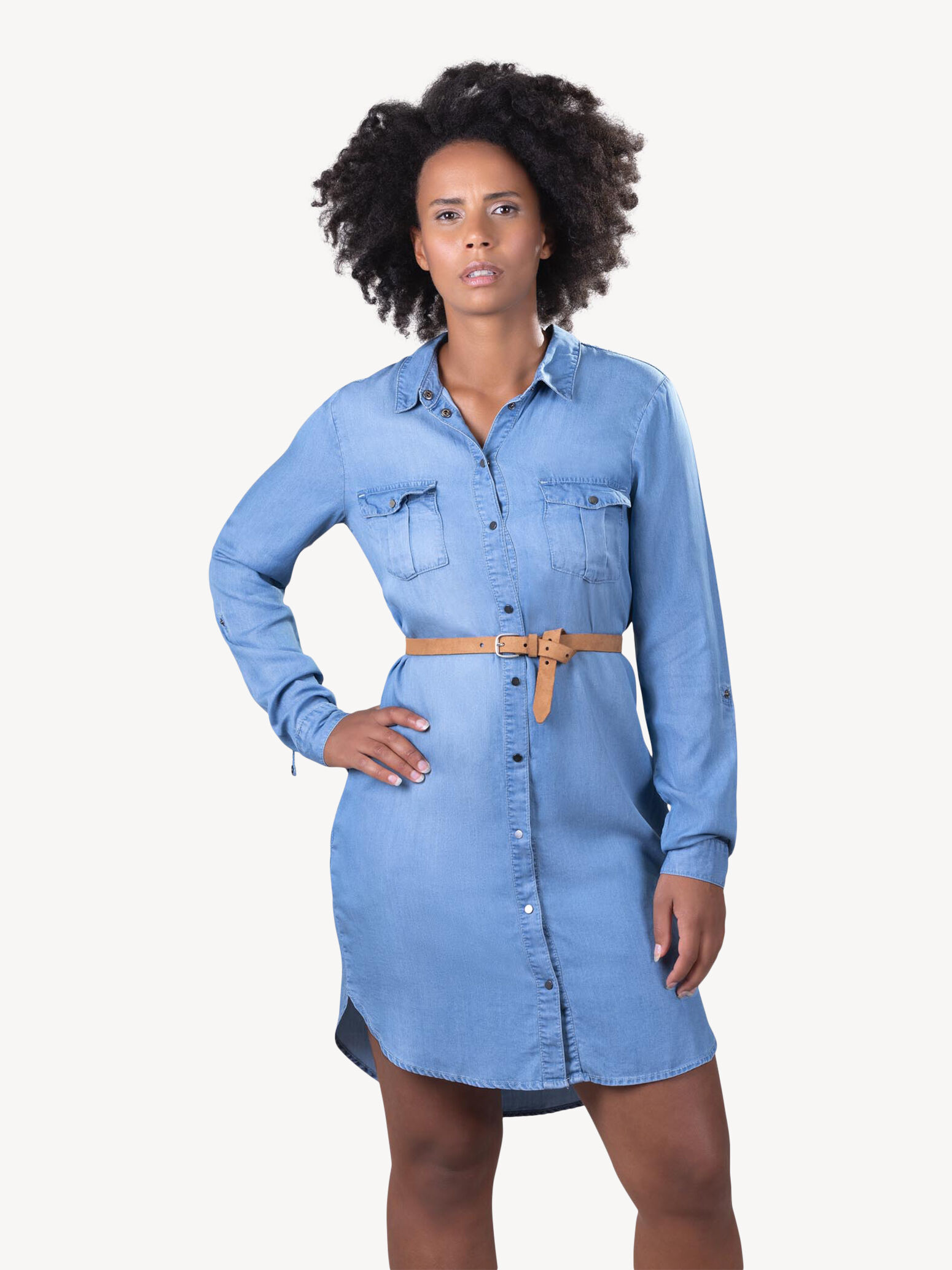 Ceinture en cuir - marron