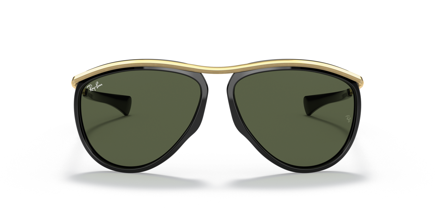 AVIATOR OLYMPIAN - Negru Verde Lucios