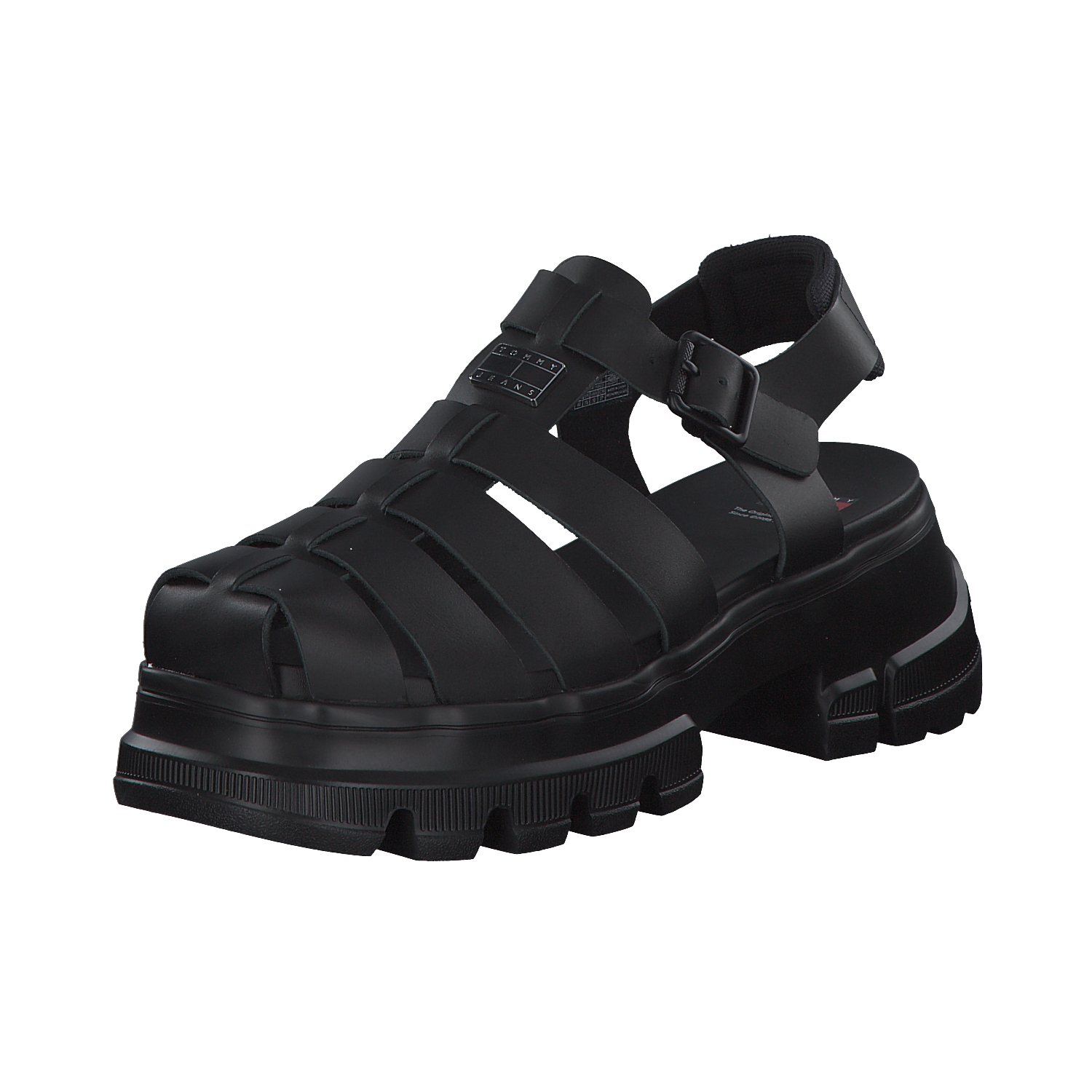 Tommy Hilfiger EN0EN02542, Keilsandaletten, Damen, Schwarz