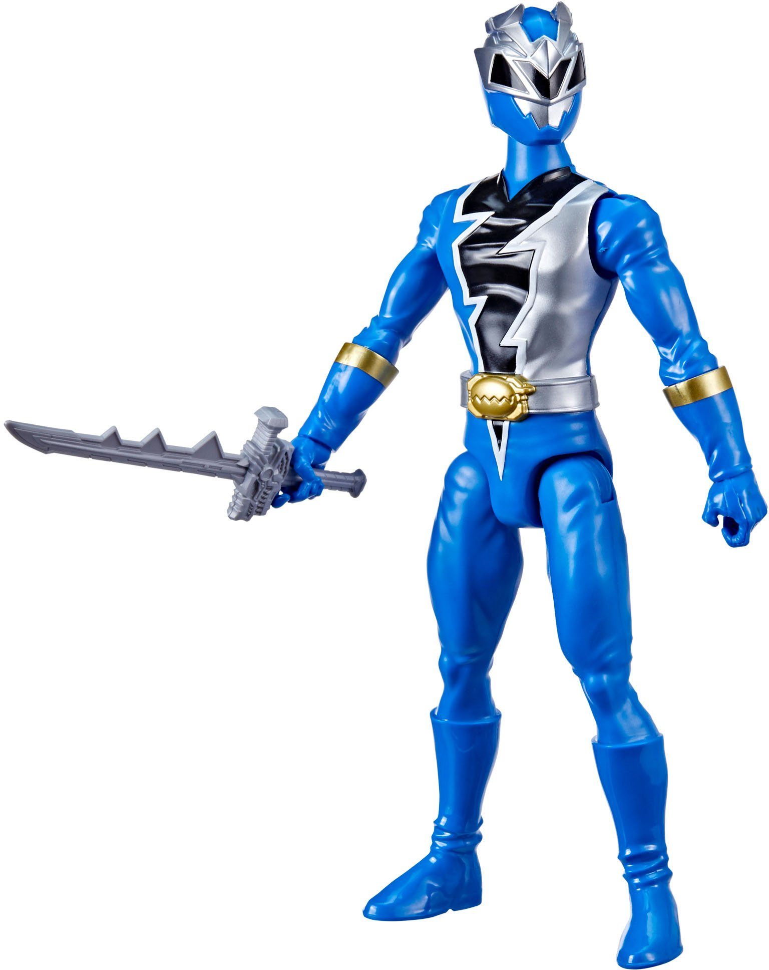 Hasbro Actionfigur Power Rangers Dino Fury Blauer Ranger, 30 cm