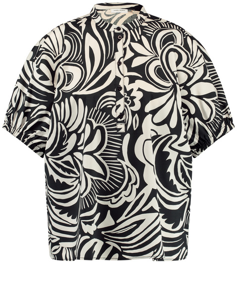 Legere Bluse mit Allover-Muster
