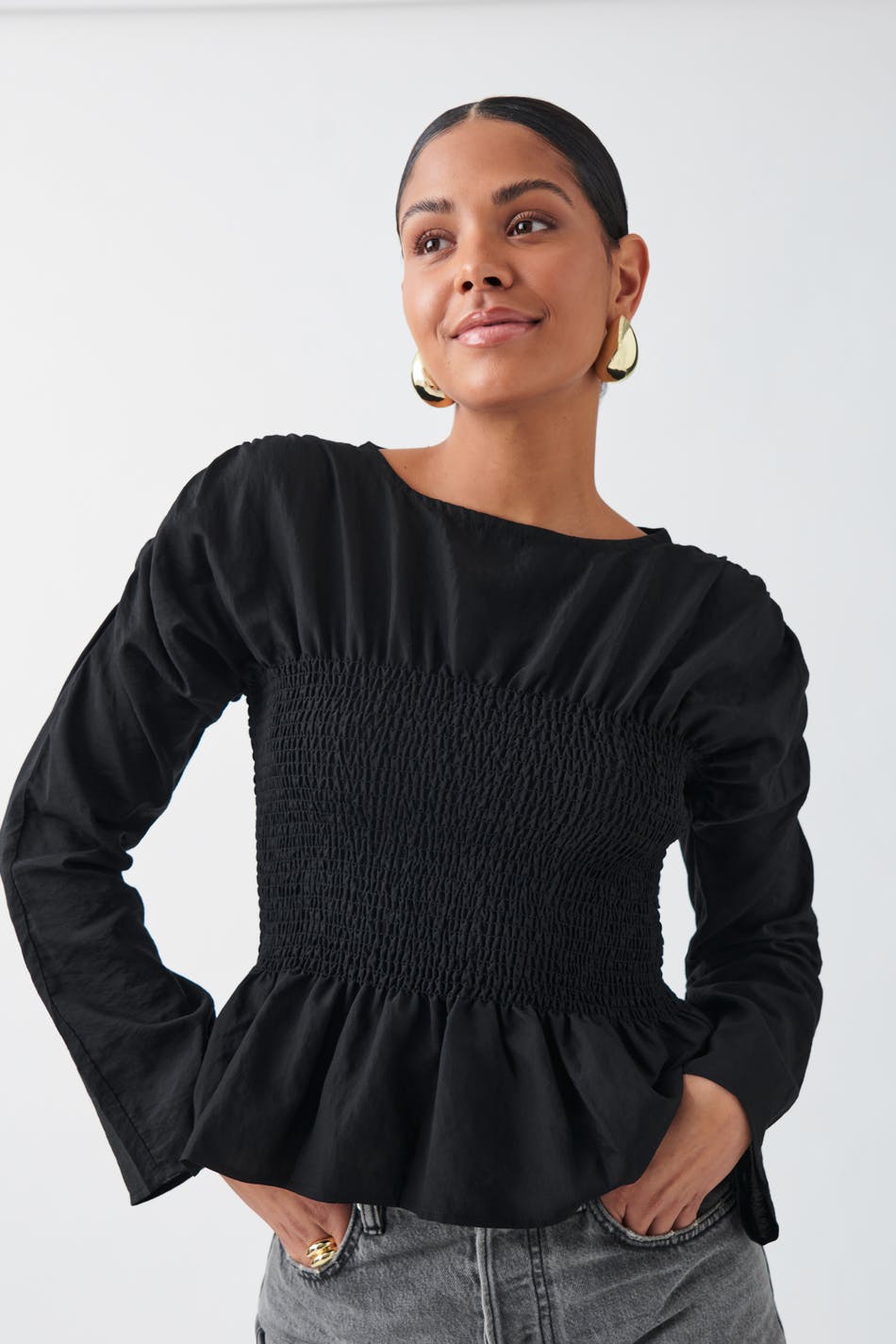 Puff sleeve blouse