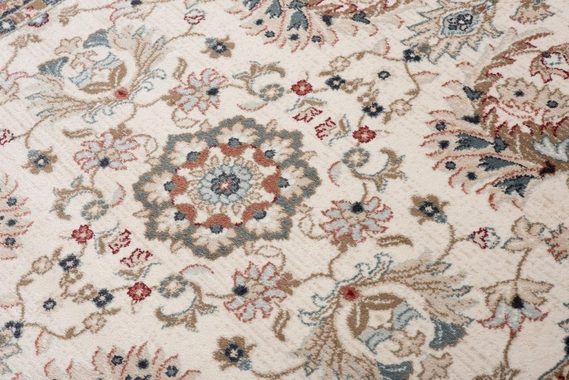 Orientteppich Oriente Teppich - Traditioneller Teppich Orient Grau Beige, Mazovia, 60 x 100 cm, Geeignet für Fußbodenheizung, Pflegeleicht, Wohnzimmerteppich