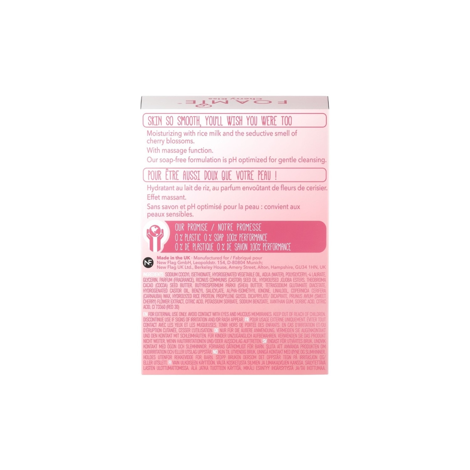 FOAMIE Solid Rensepleie - Cherry Kiss