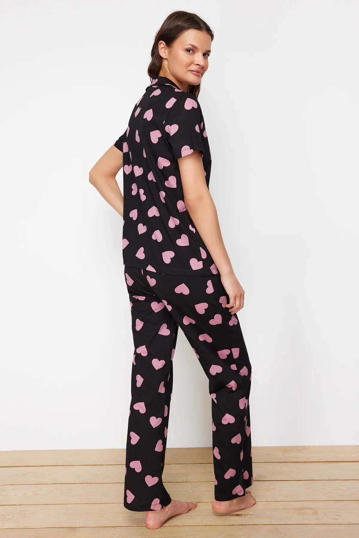 Trendyol Collection  Pyjama set - Schwarz - Herz
