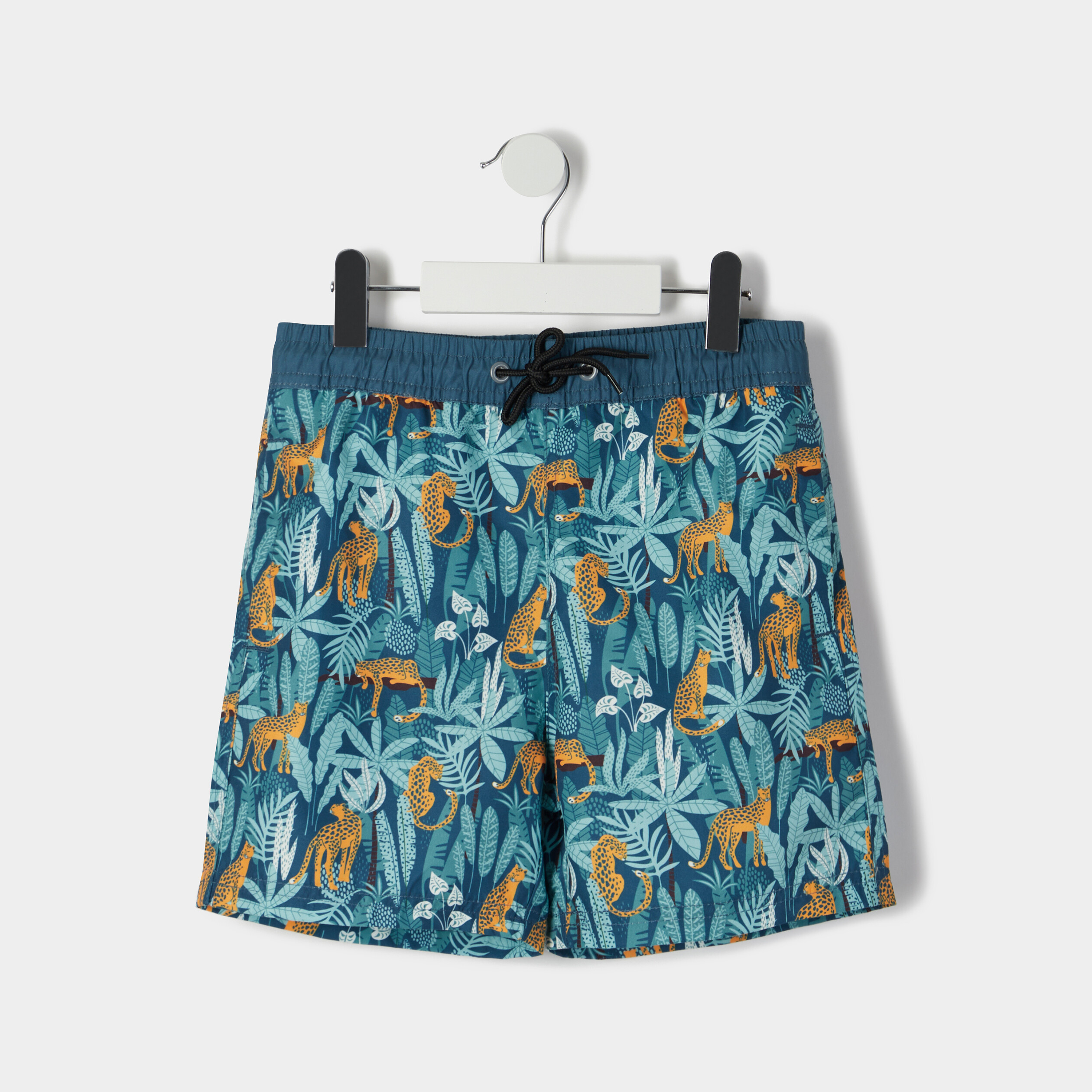 Short de bain vert kaki garçon | La Halle
