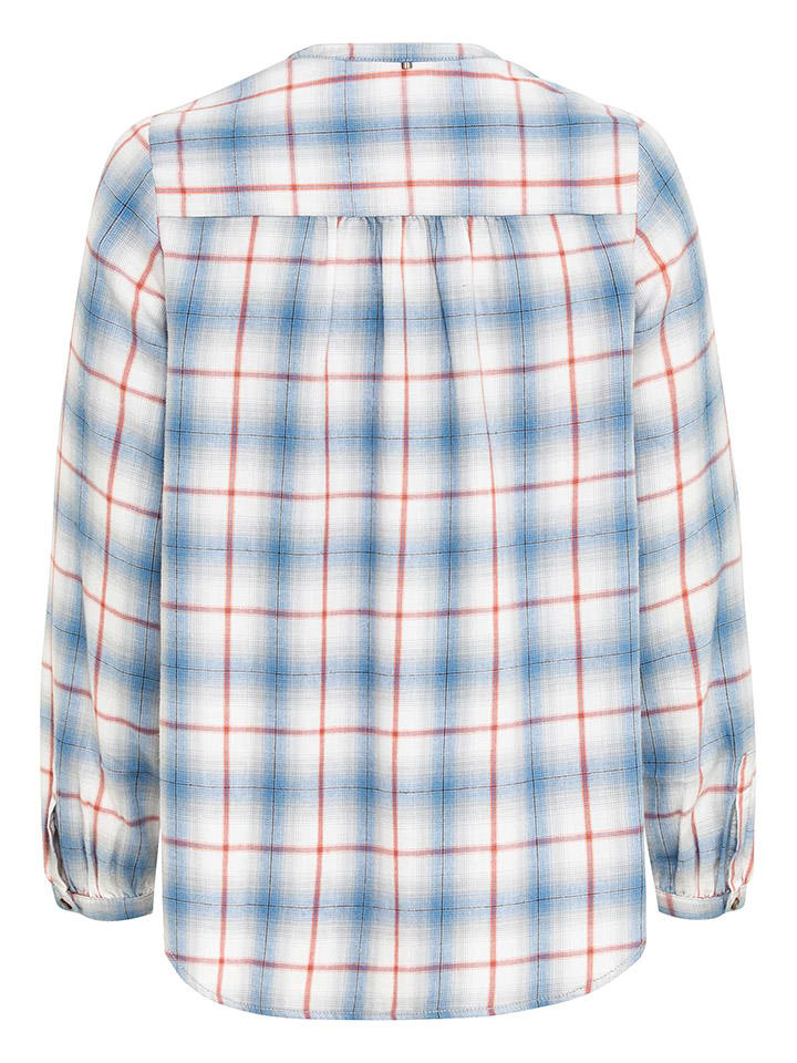Camel Active Bluse in Hellblau/ Weiß günstig kaufen