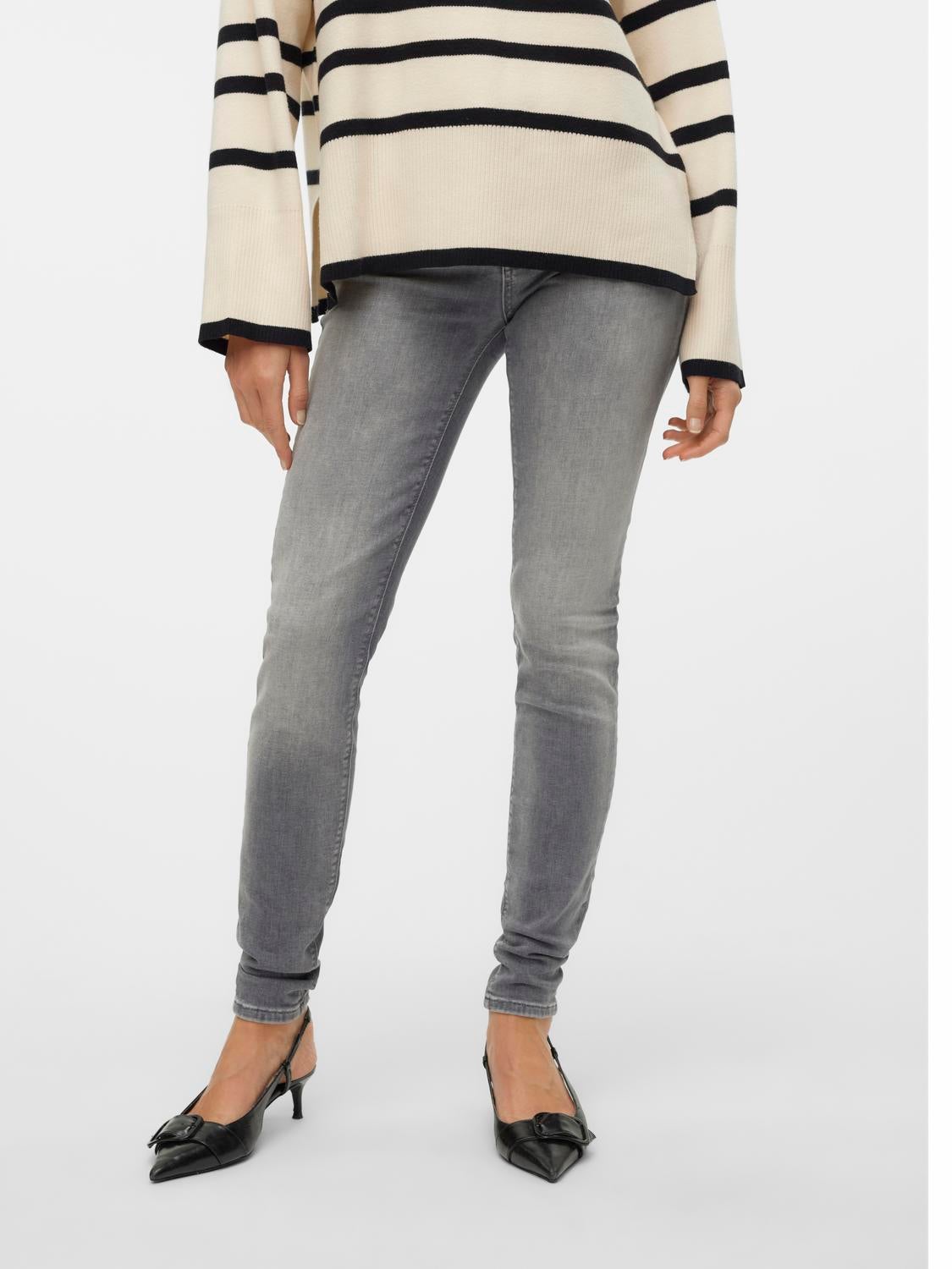 VMLUX Mid Rise Slim Fit Jeans