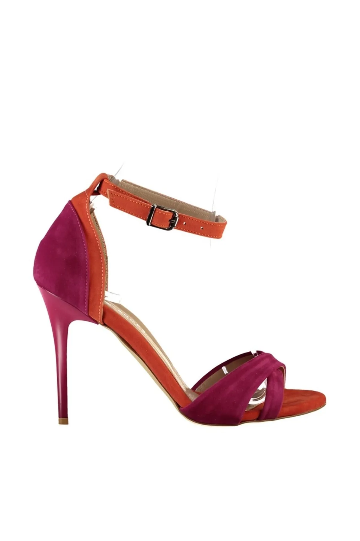 Fox Shoes  Fuchsia Orange Damenschuhe mit Absatz B922113802