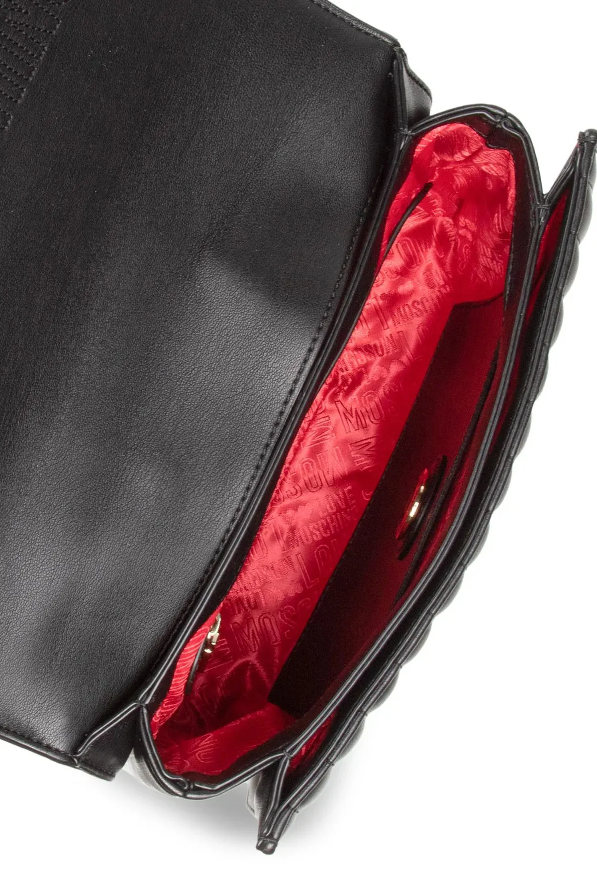Love Moschino  Gesteppte Kettenriementasche mit Markenlogo Damentasche Jc4064pp1cla1000