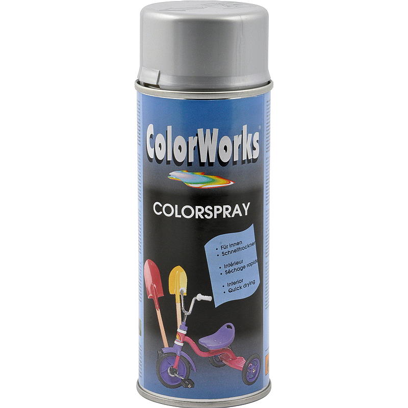 ColorWorks Spraymaling 400ml Sølv Colorworks