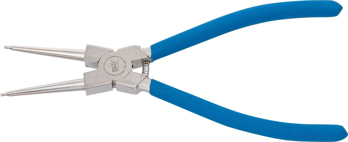 Alicate reto BGS 650-2 para anéis de retenção internos de 225 mm
