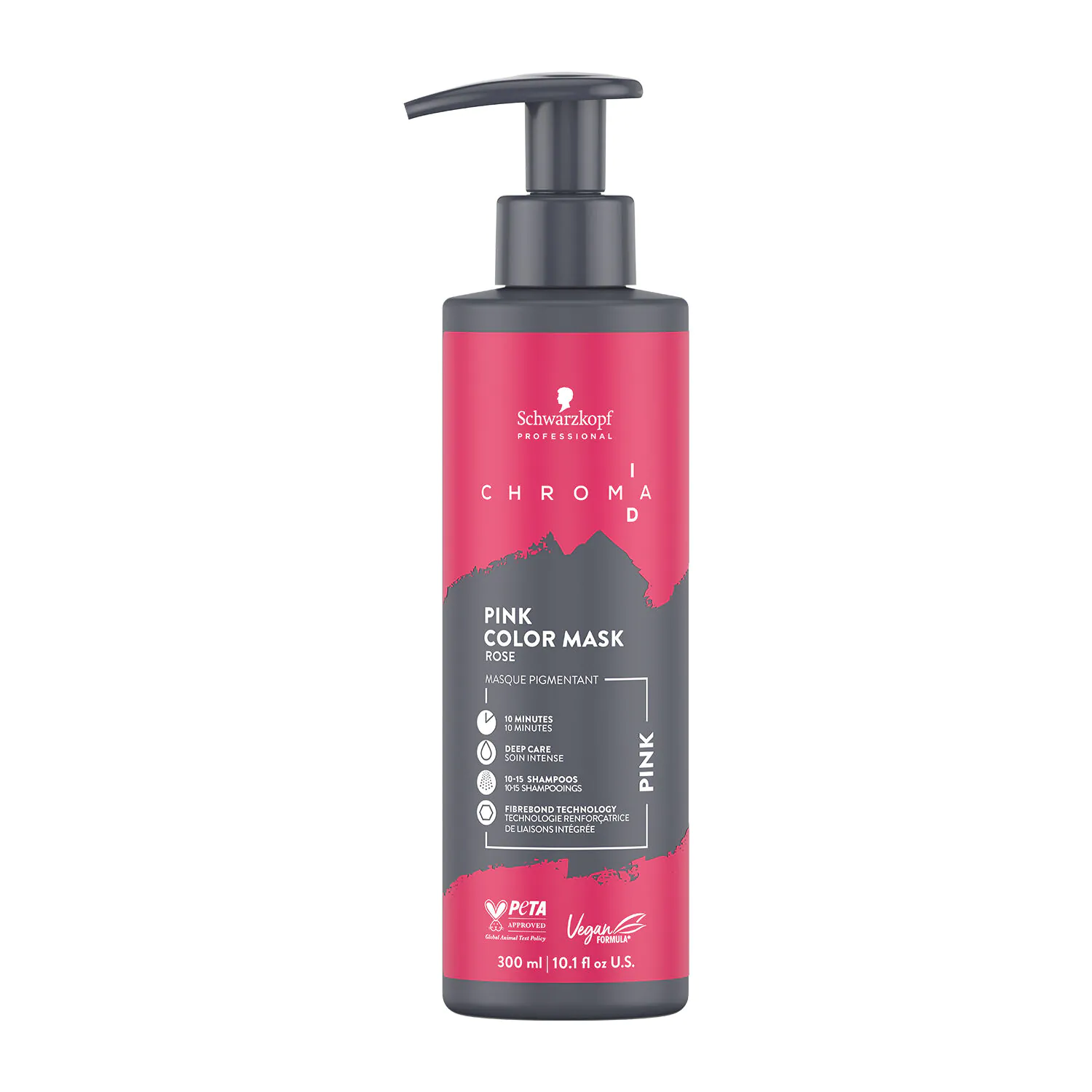 Schwarzkopf Professional Chroma ID, Pink Bond-forstærkende hårfarvemaske, Pink