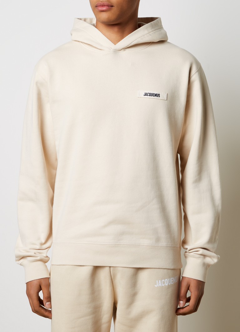Felpa con cappuccio in grosgrain Jacquemus con logo