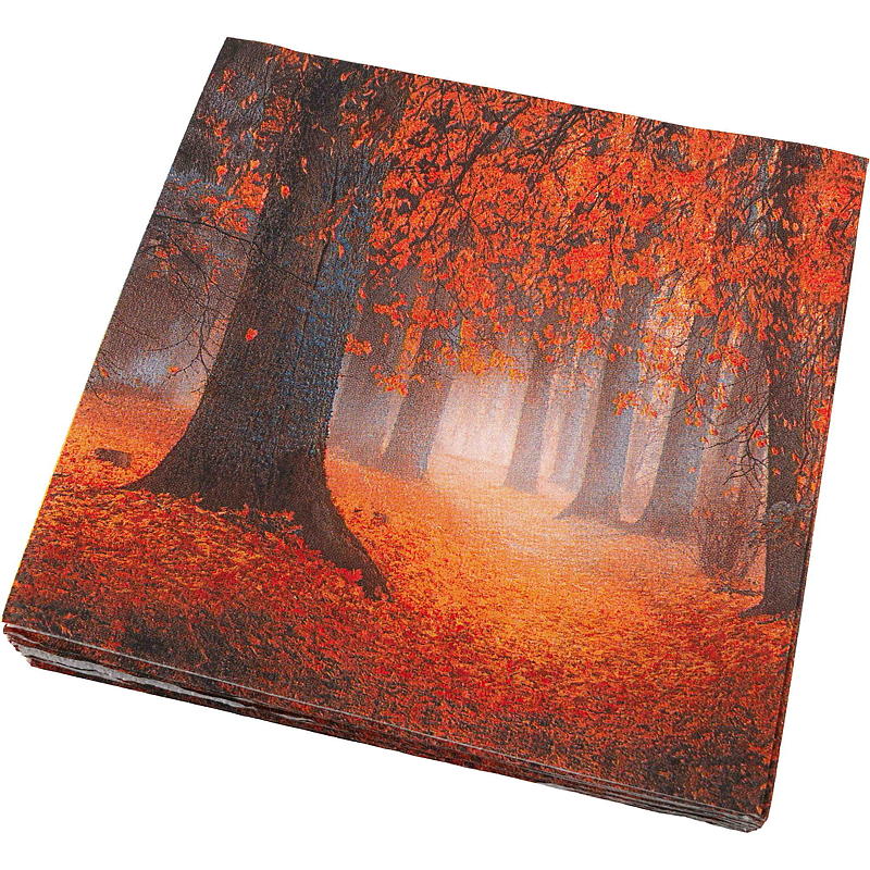 Vie Eco Servietter 20-pk 33x33 cm, Høst