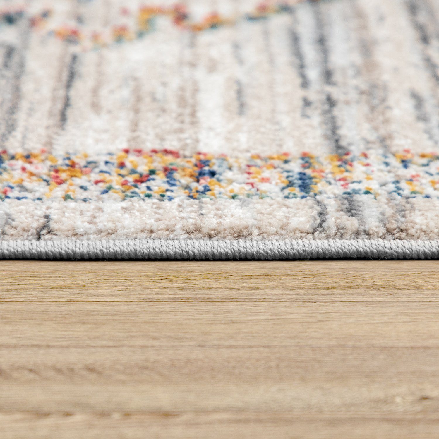 Teppich Wohnzimmer Teppich Kurzflor Pastell Marokkanisches Design, TT Home, rechteckig, Höhe: 12 mm
