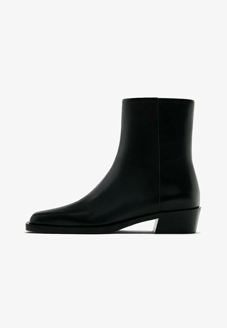 Massimo Dutti CON PUNTA CUADRADA - Botines