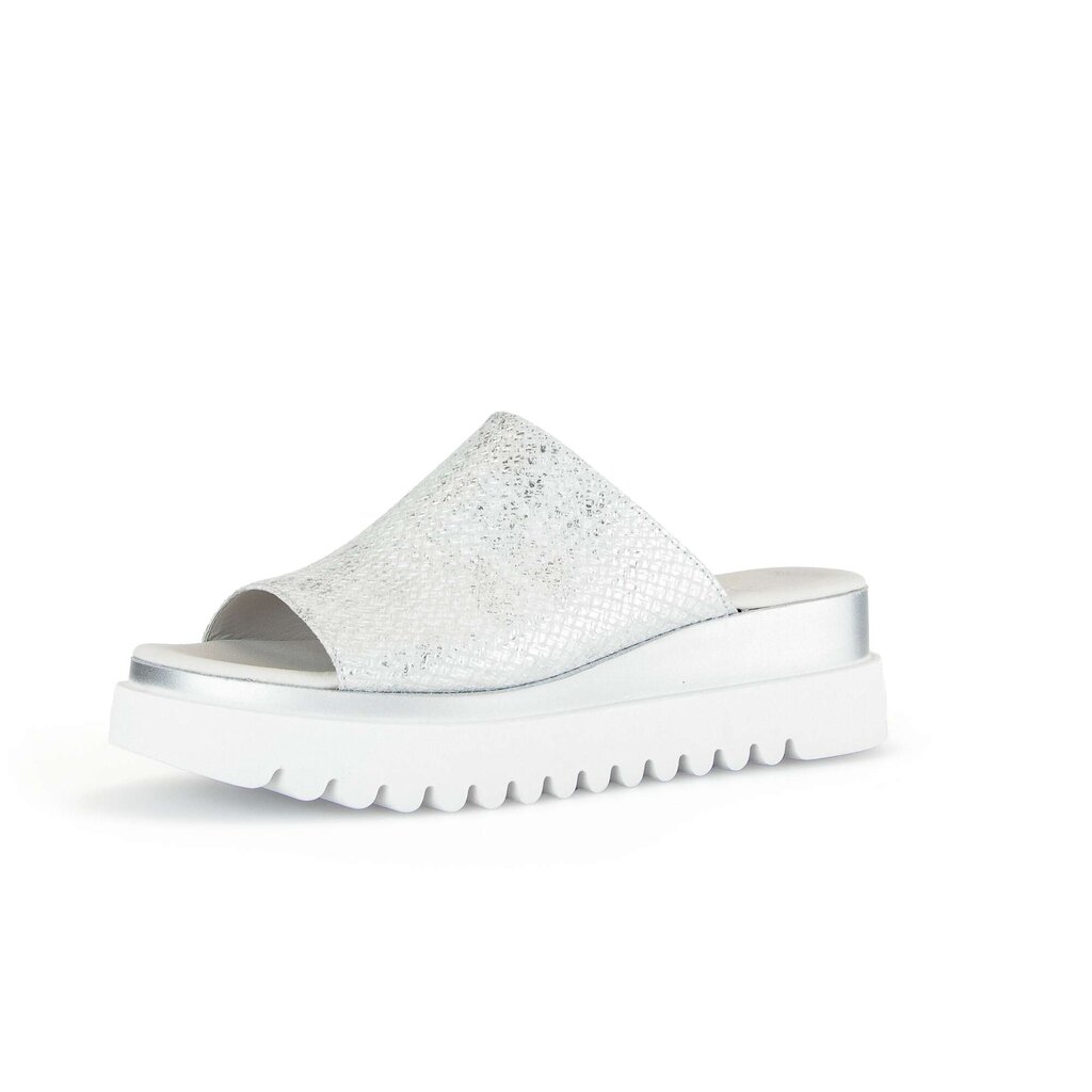 Gabor fashion Pantolette silber