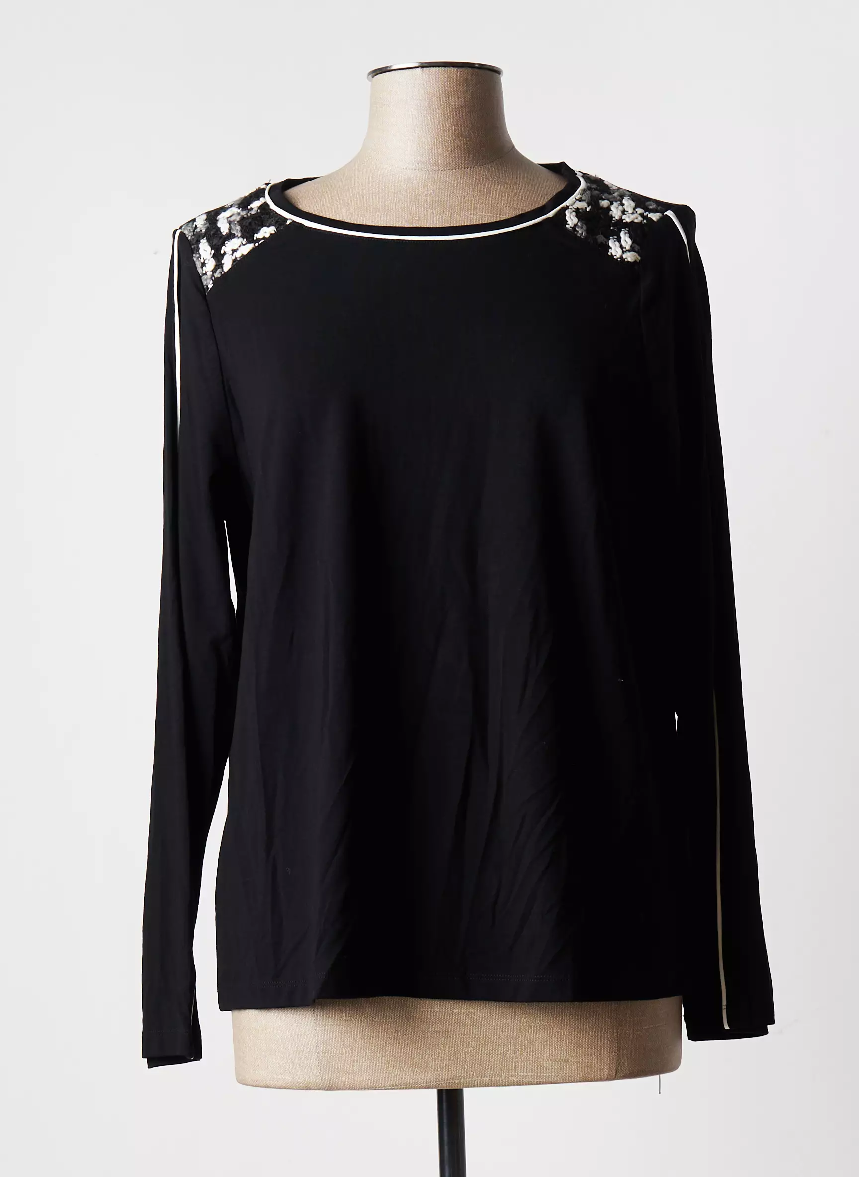 Maloka Tshirts Femme couleur noir